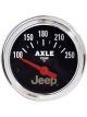 Auto Meter Gauge Jeep Logo Axle Temp 100-250°F 2 1/16