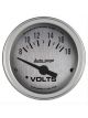 Auto Meter Gauge Autogage Silver Voltmeter 8-18 V 2 1/16