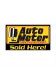 Auto Meter Store Sign Front 8 X4.5 Auto Meter Sold Here