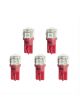 Auto Meter Led Bulb Replacement T3 Wedge Red 5 Pack