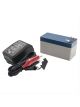 Auto Meter Battery And Charger Combo Eeg Agm 12 V Battery Charger Kit