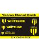 Whiteline W-Whiteline Decal Pack - Yellow