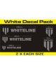 Whiteline W-Whiteline Decal Pack - Silver