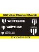 Whiteline W-Whiteline Decal Pack - White