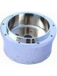 RPC Chrome Alloy Steering, Wheel Adapter, Flame Style, 3-1/4