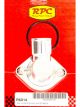 RPC Polished Alloy Swivel, Thermostat Housing, O-Ring, Style, Fits 1964…