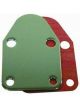 RPC Chrome Steel Block Off, Plate With Gasket Suit S/B, Chev 282 - 400