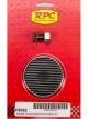 RPC Chrome Steel Brake Pedal, Round With Rubber Insert