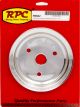 RPC Chrome Steel Crankshaft, Lower Pulley, Single Groove, 6.80