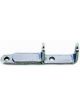 RPC Chrome Steel Header, Brackets, Fits, Pre-1969 S/B Chev 283-350
