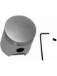 RPC Chrome Steel Piston Style, Shift Knob, w/Set Screw & Allen Wrench