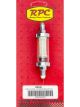 RPC Chrome/Glass Fuel Filter, With Replaceable Element, 5/16