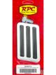 RPC Polished Alloy Brake, Pedal With Rubber Inserts, Rectangular Des…