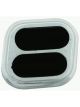 RPC Polished Alloy Dimmer, Pedal Square With Rubber, Insert