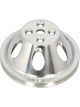 RPC Polished Alloy Water, Pump Upper Pulley, Single, Groove, 6.60