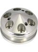 RPC Polished Alloy, Alternator Pulley, Single, Groove , 2.80