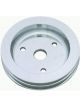 RPC Polished Alloy, Crankshaft Lower Pulley, Double Groove , 6.60