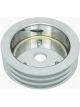 RPC Polished Alloy, Crankshaft Lower Pulley, Triple Groove, 6.60