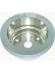 RPC Polished Alloy, Crankshaft Pulley, Single, Groove, 6.60