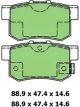 Protex Blue Brake Pads