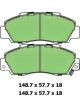 Protex Blue Brake Pads