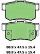 Protex Blue Brake Pads