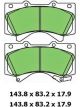 Protex Blue Brake Pads