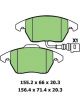 Protex Blue Brake Pads