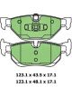 Protex Blue Brake Pads