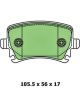 Protex Blue Brake Pads