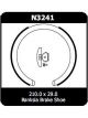 Protex Single Brake Shoes
