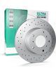 Protex Ultra Performance X-Drilled Disc Brake Rotor (Single) 350mm