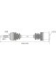 Protex CV Driveshaft