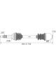 Protex CV Driveshaft