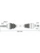 Protex CV Driveshaft