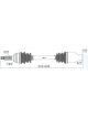 Protex CV Driveshaft