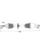 Protex CV Driveshaft