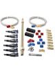 Nitrous Oxide Systems NOS Nitrous Plumbing, Custom, 75 Hp Nozzles, 6