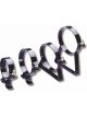 Nitrous Oxide Systems NOS Nitrous Bottle Bracket, Steel, Black Powde