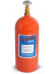 Nitrous Oxide Systems NOS Nitrous Bottle, 10 Lbs., Aluminum, Orange,