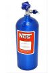 Nitrous Oxide Systems NOS Nitrous Bottle, 10 Lbs., Aluminum, Blu