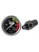 Nitrous Oxide Systems NOS Gauge;N2O, Black, 1-1/2 SS W/An6 Adapter