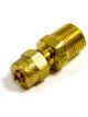 Nitrous Oxide Systems NOS Compression Fitting, Brass, Natural, 1/8 I