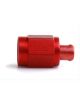 Nitrous Oxide Systems NOS Fitting, Cap, -3 An, Aluminum, Red Anodize