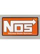 Nitrous Oxide Systems NOS Decal, Nos, Contingency, 4.5 In. X 8.625 I