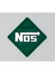Nitrous Oxide Systems NOS Decal, Vinyl, Self-Stick, Nos Logo, Green/