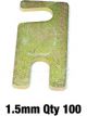 Nolathane Front Control Arm Upper Alignment Shims 1.5mm Pack 100