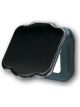 ARK Black Hitch Receiver Cover Fastens Permanently Over All 50mm Hitches
