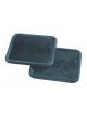 Carfit Rubber Car Mat Terrain Black 2pcs Rear