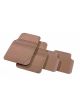 Carfit Carpet Rubber Car Mat Luxus Black 4pcs Front & Rear Set